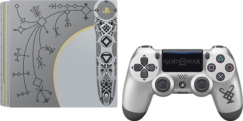 Playstation 4 Pro Console, 1TB God Of War Silver (No Game